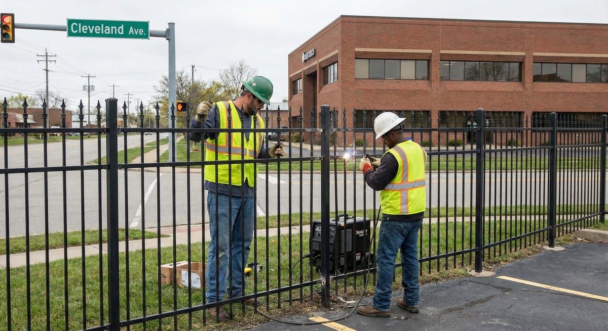 Metal Fence Repair